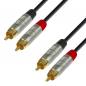 Preview: Adam Hall 3.0m 4Star 2 Cinch x 2 Cinch Twin Audiokabel