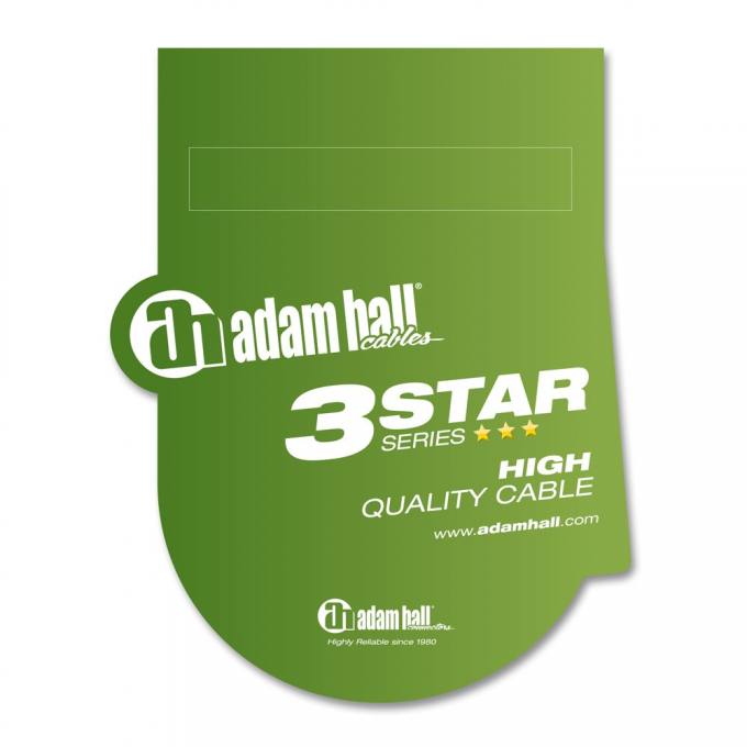 Adam Hall 3.0m 3Star Mikrofonkabel