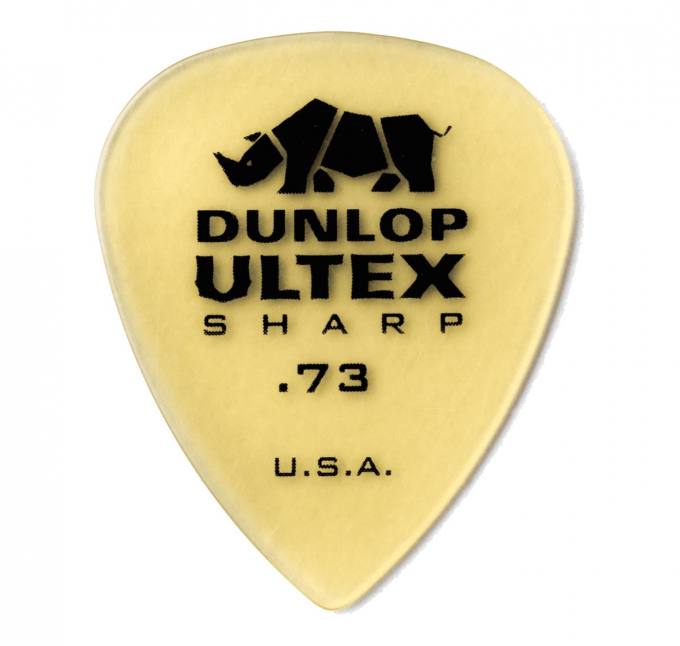 Jim Dunlop Ultex Sharp 0.73 Plektrum 6er Set