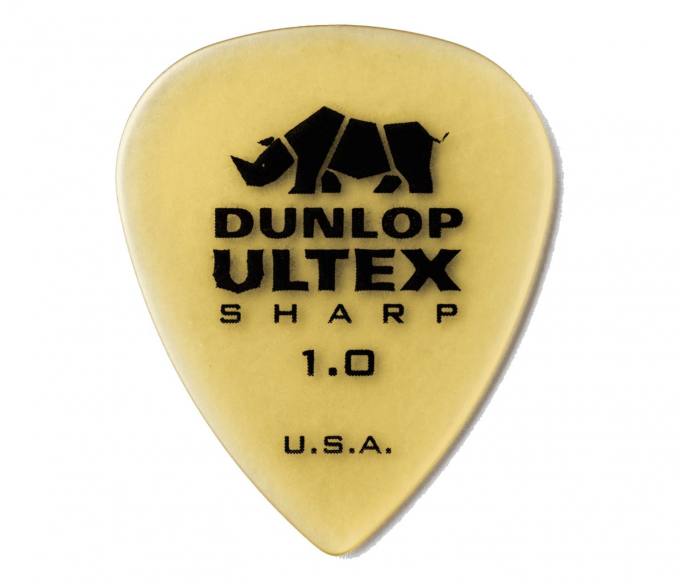 Jim Dunlop Ultex Sharp 1.00 Plektrum 6er Set