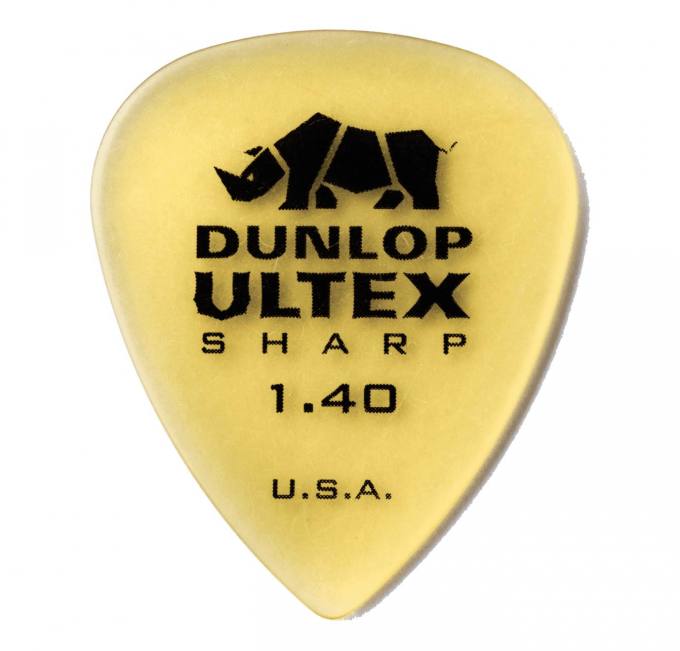 Jim Dunlop Ultex Sharp 1.40 Plektrum 6er Set