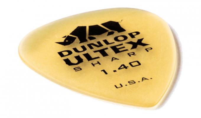 Preview: Jim Dunlop Ultex Sharp 1.40 Plektrum 6er Set