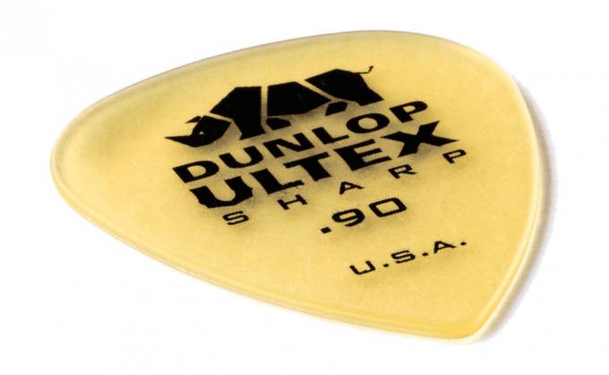 Preview: Jim Dunlop Ultex Sharp 0.90 Plektrum 6er Set