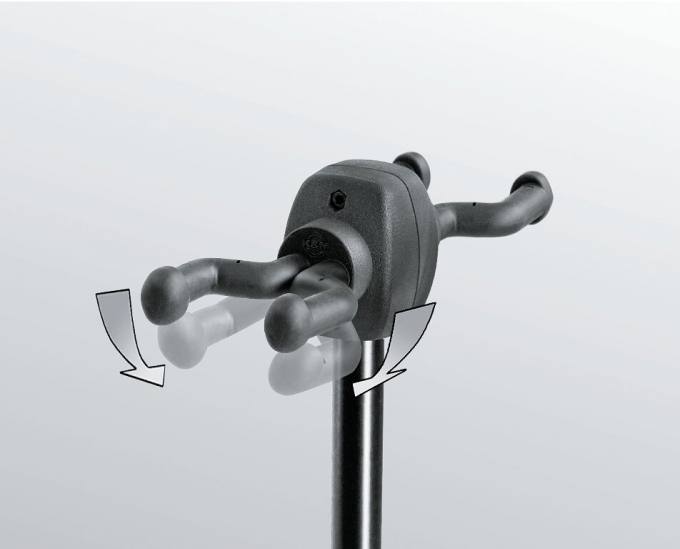 Preview: K&M 17260 Double Gitarrenständer