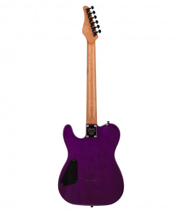 Preview: Schecter PT Standard E-Gitarre Purple Burst Burl