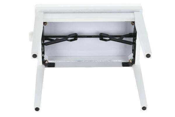 Gewa Deluxe Klavierbank Weiß Matt - Sitz Weiß