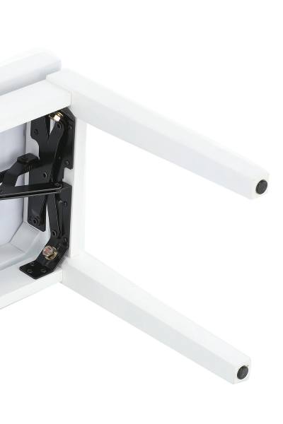 Gewa Deluxe Klavierbank Weiß Matt - Sitz Weiß