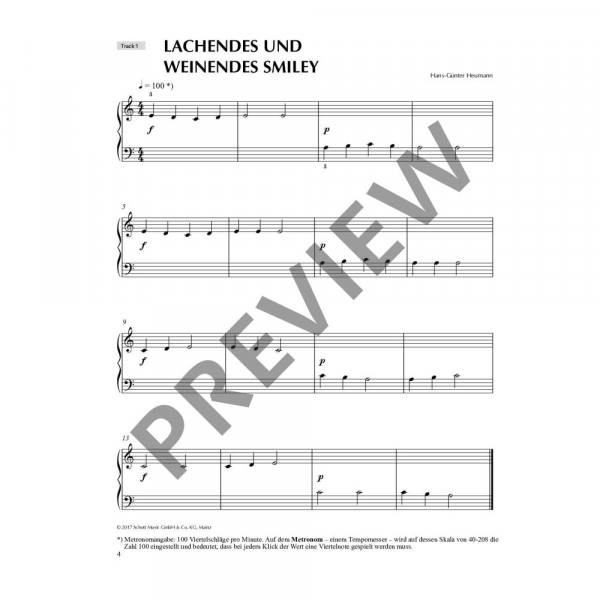 Klavier spielen - mein schönstes Hobby - Spielbuch 1