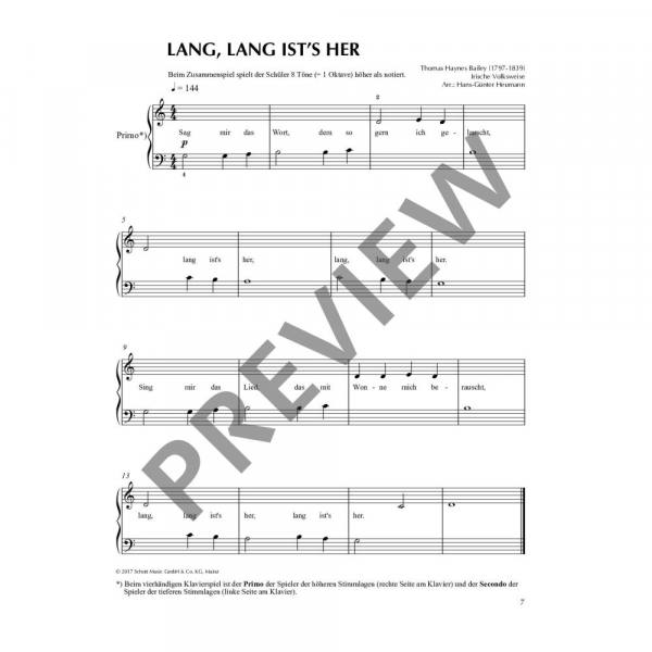 Klavier spielen - mein schönstes Hobby - Spielbuch 1
