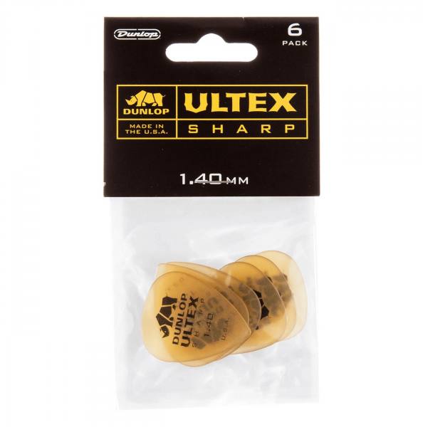 Jim Dunlop Ultex Sharp 1.40 Plektrum 6er Set