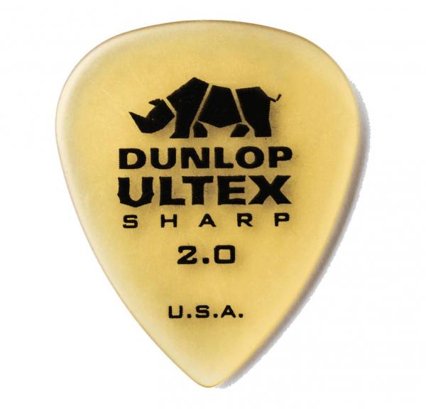 Jim Dunlop Ultex Sharp 2.00 Plektrum 6er Set