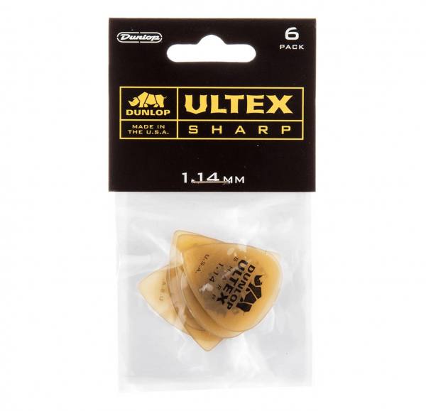 Jim Dunlop Ultex Sharp 1.14 Plektrum 6er Set