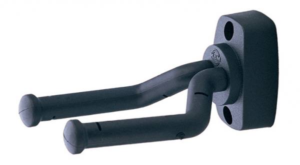 K&M 16280 Gitarren Wandhalter BK