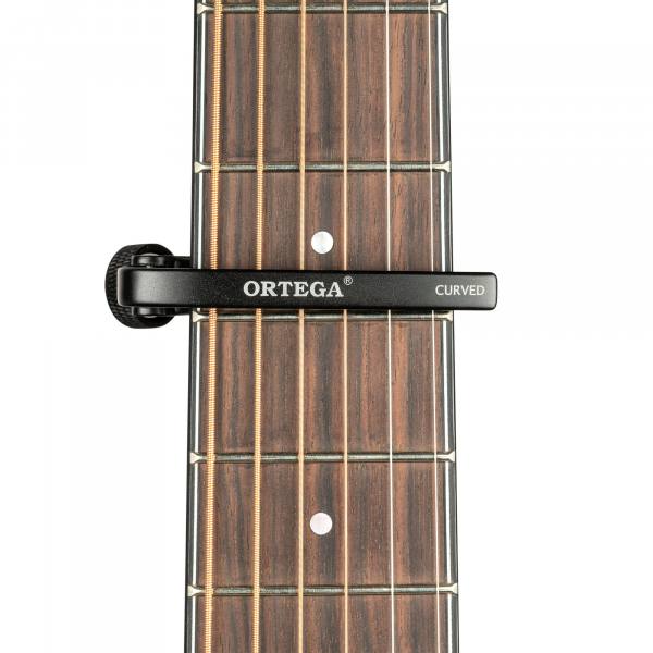 Ortega OCAPOPROCV-BK Pro Curved Kapodaster