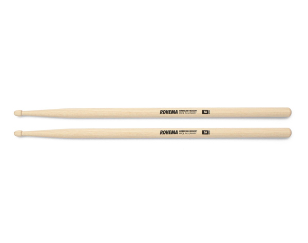 Rohema 5A Natural Drum Sticks
