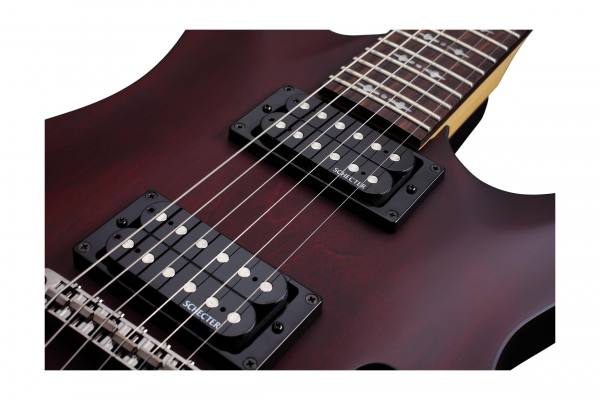Schecter Omen 6 Walnut Satin E-Gitarre