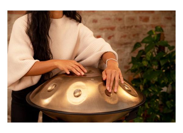 Sonic Energy HPSTL90 Sensory Handpan Vintage Gold