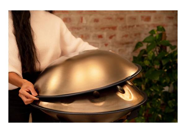 Sonic Energy HPSTL90 Sensory Handpan Vintage Gold
